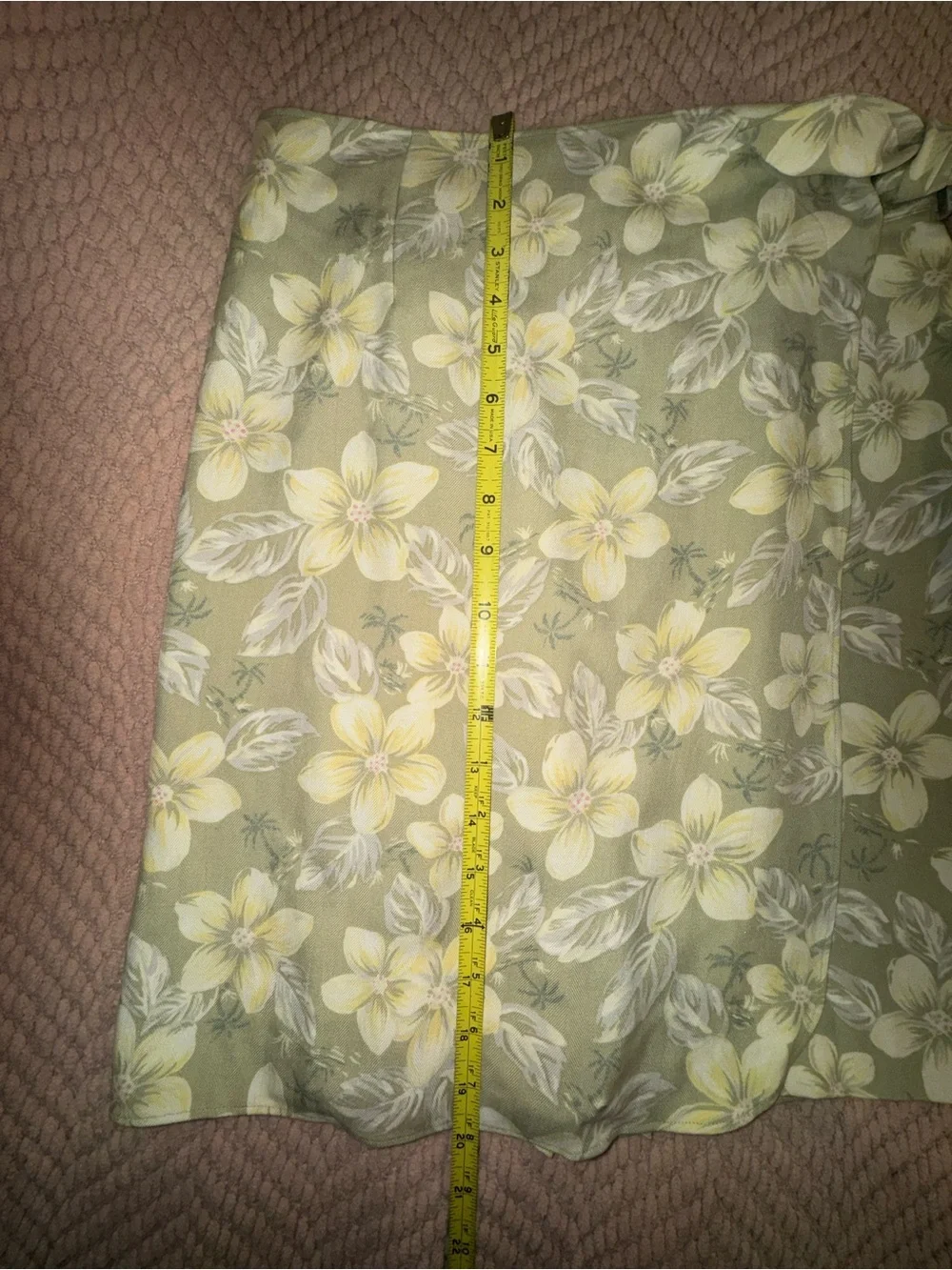 EP Pro 100% Silk Floral Golf Skort | Wrap Front | Size 8 | EUC
